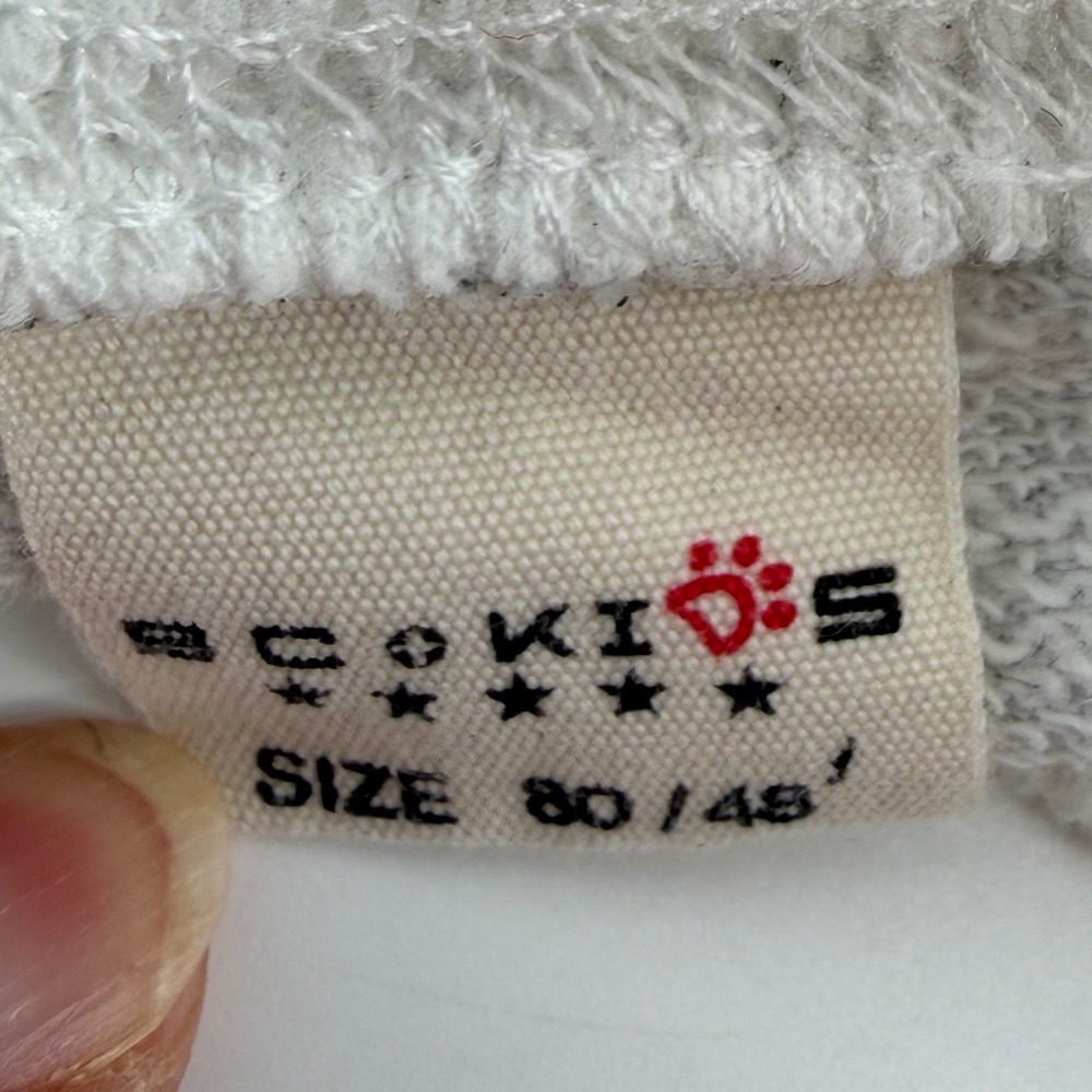 Bobo Choses Baby Abstract Cow Spot Fleece Sweatshirt Size 80 12-18 Months EUC - Picture 3 of 5
